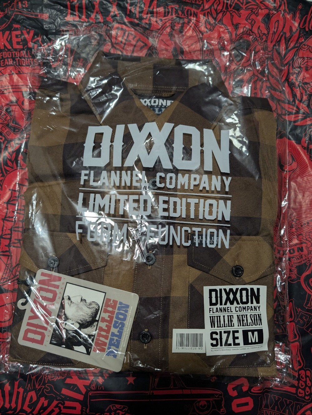 Dixxon Willie Nelson Flannel Men's Size M